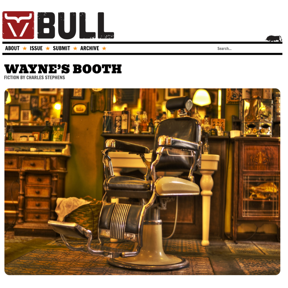 Bull Writing Workshop Alum Charles Stephens Published in BULL – Writing Workshops