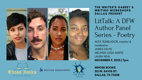 Join us for LitTalk: A DFW Author Panel Series – Poetry