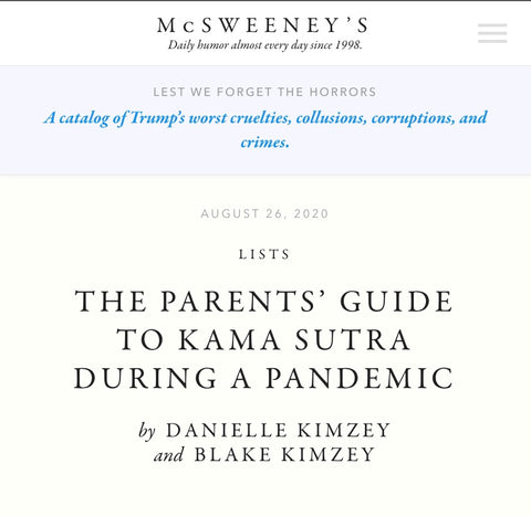 Executive Director Blake Kimzey Writing @ McSweeney's