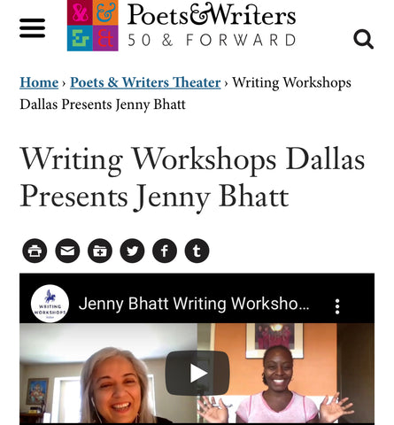 Writing Workshops Featured at Poets & Writers Theater!