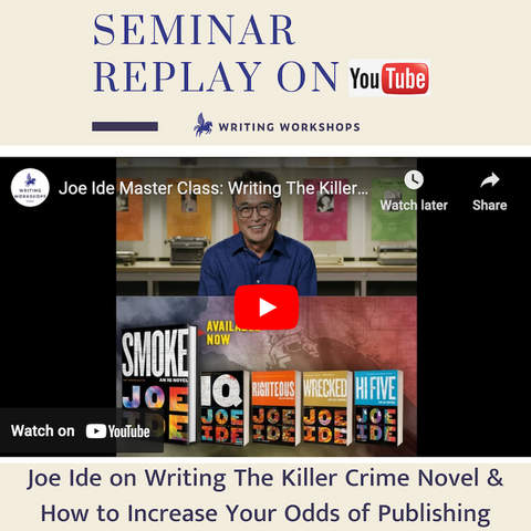 Joe Ide on Writing The Killer Crime Novel & How to Increase Your Odds of Publishing
