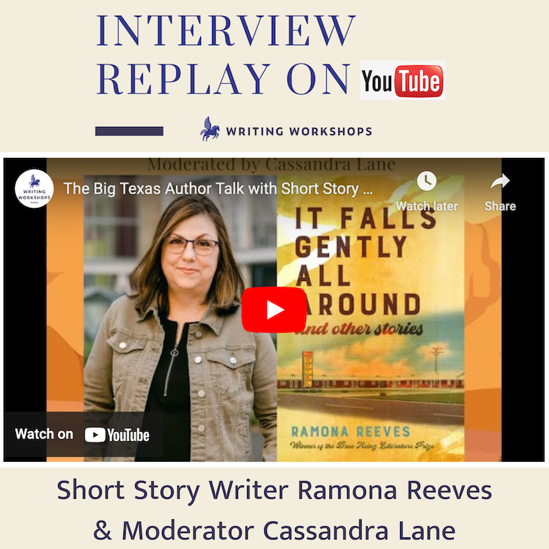 Jett Reeve Write Video Replay: The Big Texas Author Talk with Short Story Writer Ramona ...