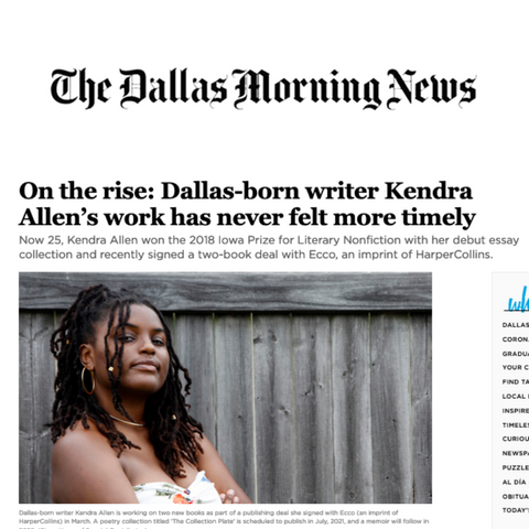 Instructor Kendra Allen Profiled in The Dallas Morning News