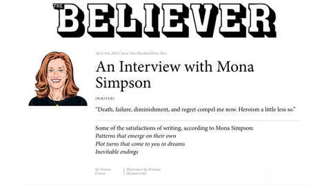 Yvonne Conza Interview with Mona Simpson in The Believer