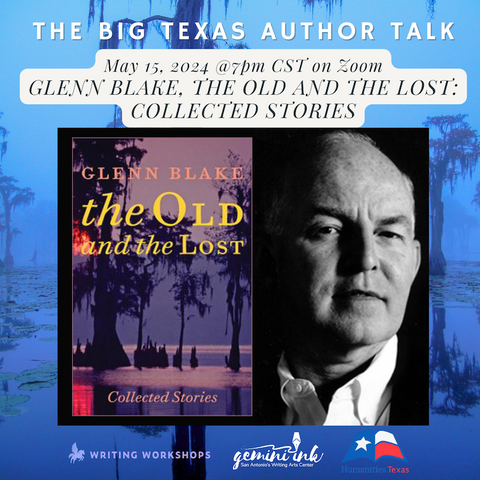 FREE Author Talk & Discussion with Novelist Glenn Blake, Wednesday, May 15th, 2024